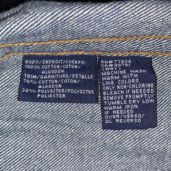 Vintage Tommy Hilfiger 3T toddler Denim Jean Jacket with Snaps- Embroidered Logo - Picture 17 of 17